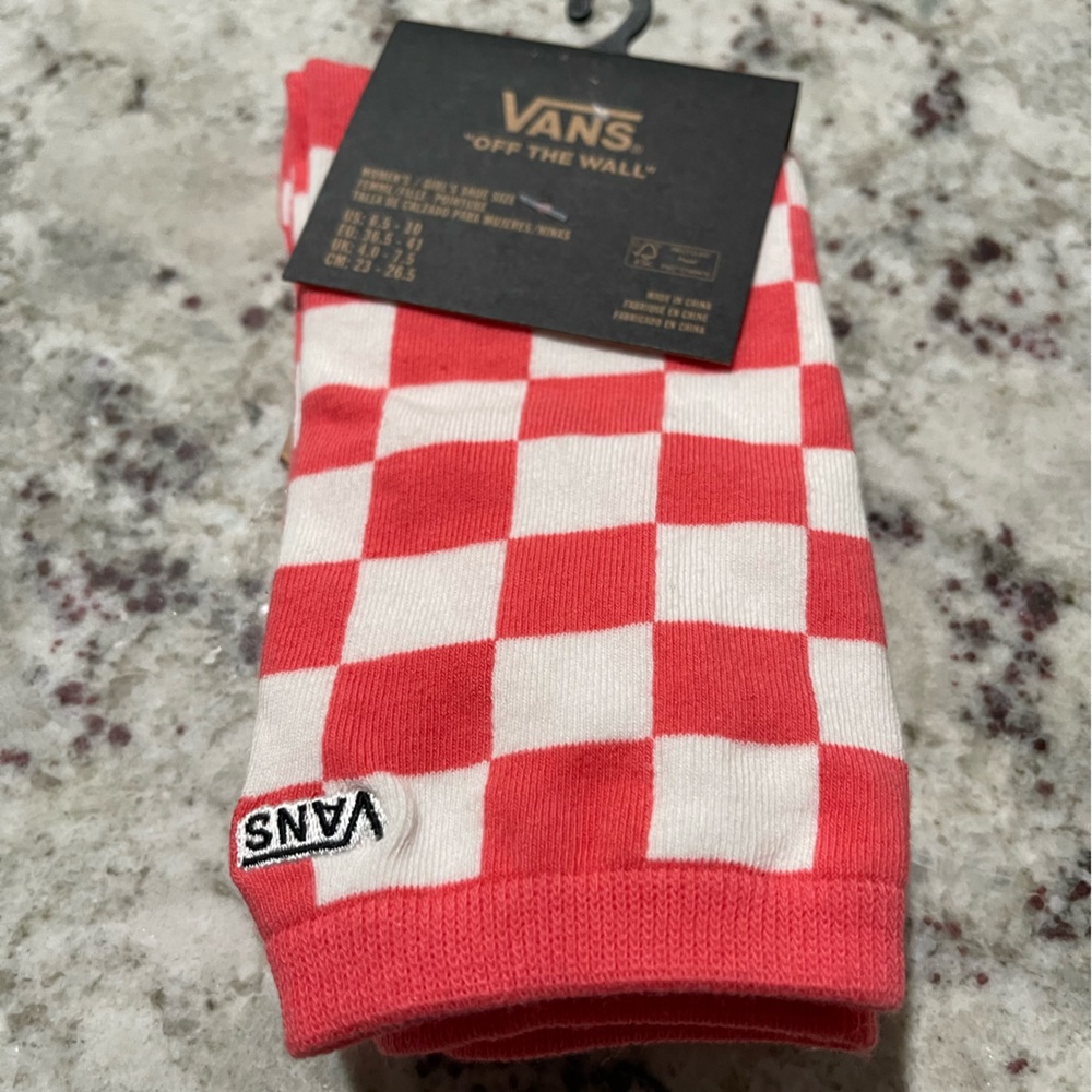 Vans new crew style socks fits women size 5-10